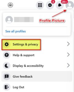 How to secure your Facebook account-10 Step by Step procedures image settings
