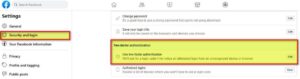 How to secure your Facebook account-10 Step by Step procedures image settings4