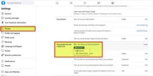 How to secure your Facebook account-10 Step by Step procedures image settings5